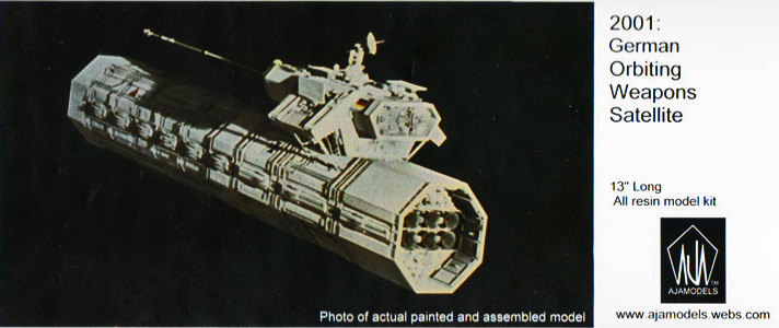 2001 German Orbiting Weapons Satellite - AJA Models Box Art