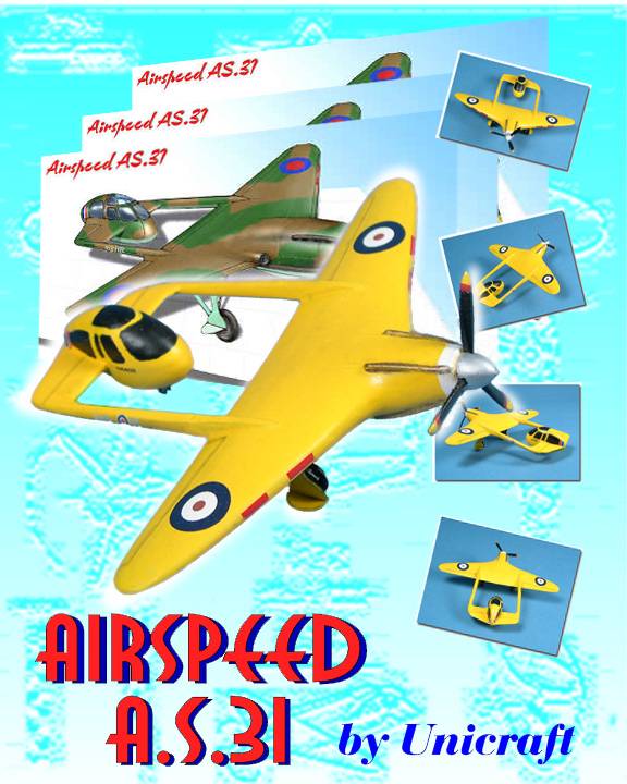 Airspeed AS.31 - Unicraft - Poster