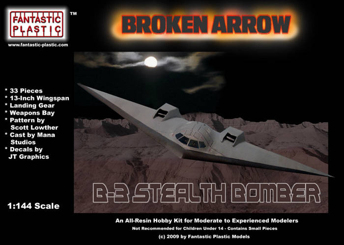 B-3 Stealth Bomber - Box Art