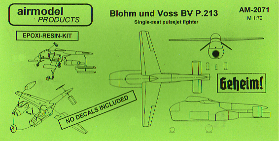 Airmodel Blohm & Voss BV P.213 Box Art