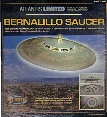 Bernalillo Saucer - Atlantis Models Box Art
