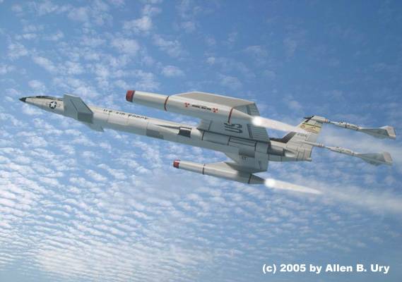 XAB-1 Beta-1 Atomic-Powered Bomber - Hawk - 6