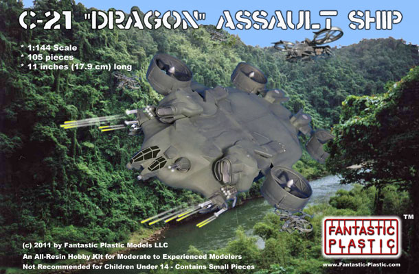 C-21 Dragon Assault Ship - Box Art