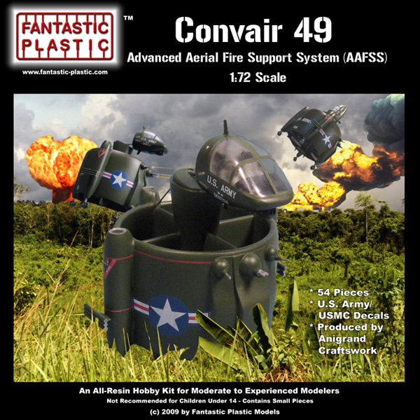 Convair 49 - Fantastic Plastic Box Art