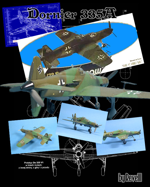 Dornier Do-335a V.6 Nightfighgter - Revell - Poster