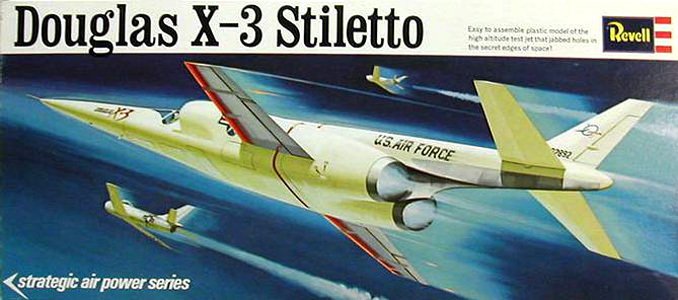 Douglas X-3 Stiletto- Revell - Strategic Airpower Box Art