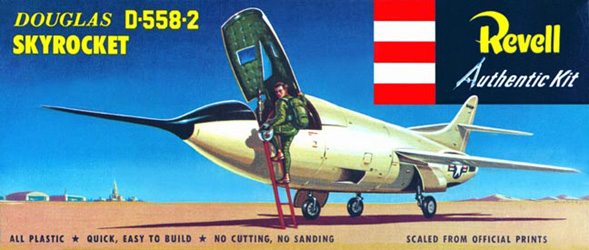 Douglas D-558-2 Skyrocket - Revell - Original Box Art