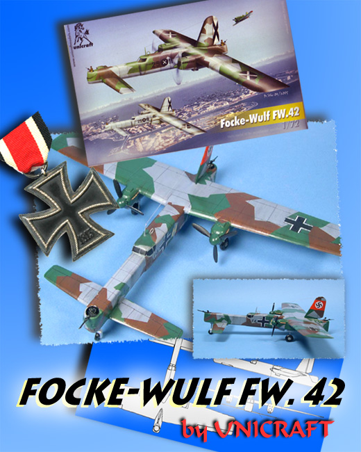 Focke-Wulf FW.42 Heavy Bomber - Unicraft - Poster