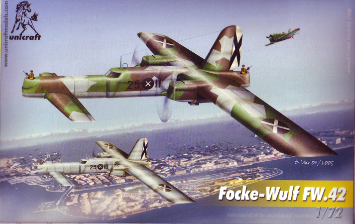 Focke-Wulf FW.42 Heavy Bomber - Unicraft - Box Art