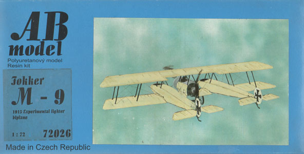 Fokker M-9 Experimental Fighter Box Art
