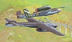 He-162A Mistel w/Arado E77A Flying Bomb Box Art