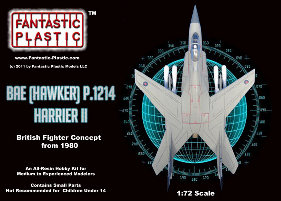 BAE (Hawker) P.1214 Harrier II - Fantastic Plastic Box Art