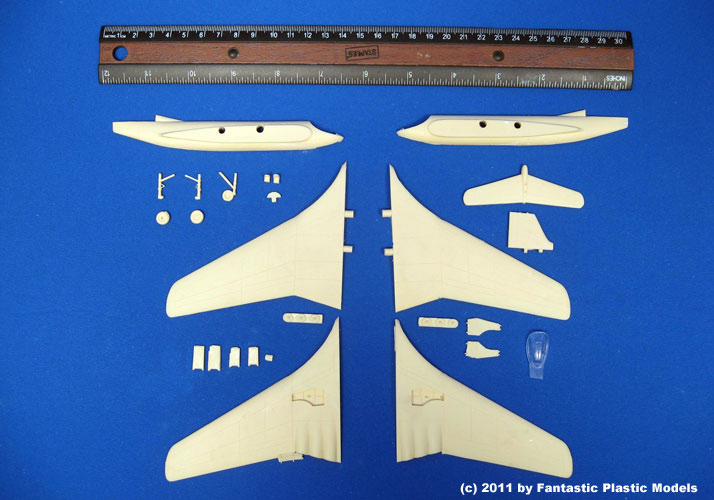 Heinkel 60-Tonne Long-Range Bomber Model Kit - What You Get