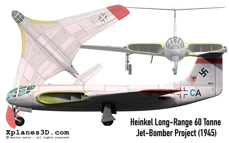 Heinkel 60-Tonne Long-Range Bomber - Profile