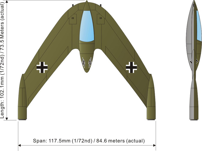 Horten Rocket-Wing - Plan View