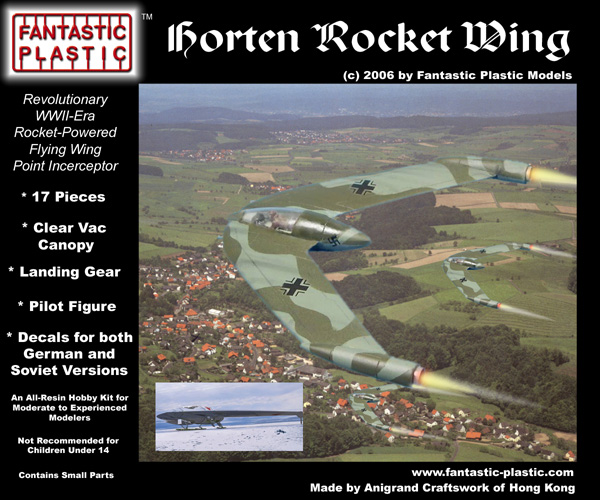 Horten Rocket-Wing - Fantastic Plastic Box Art