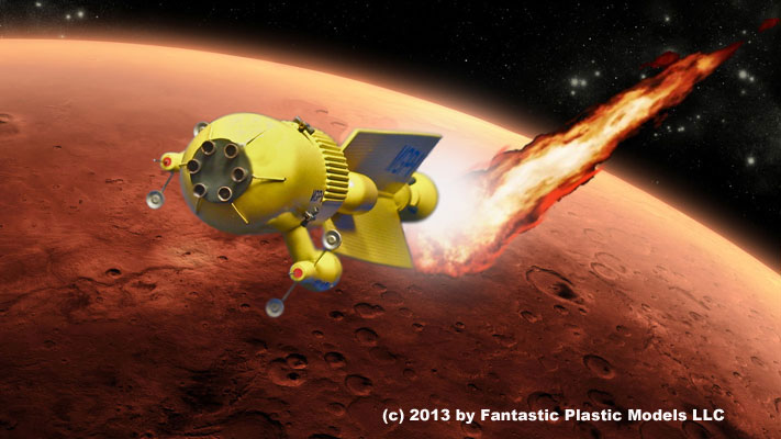 Mars Gravity Probe 1 by Fantastic Plastic Models