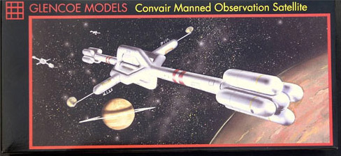 Convair Manned Observational Satellite - Glencoe Box Art