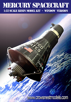 Mercury Spacecraft - Crow's Nest Models Box Art