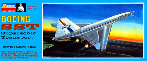 Monogram Boeing 2702-200 SST - Original Box Art