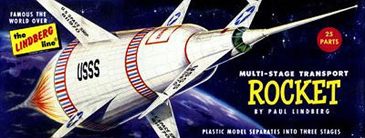 Lindberg Transport Rocket - Original Box Art