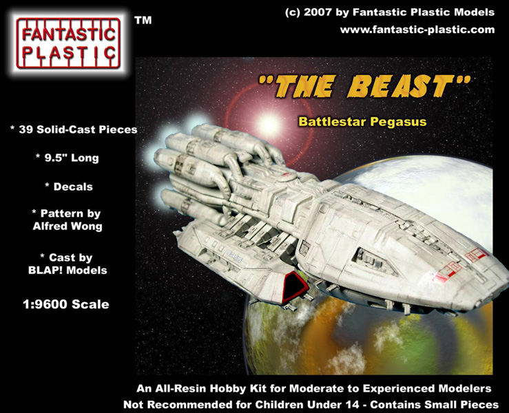 "The Beast" - Battlestar Pegasus - Fantastic Plastic Box Art