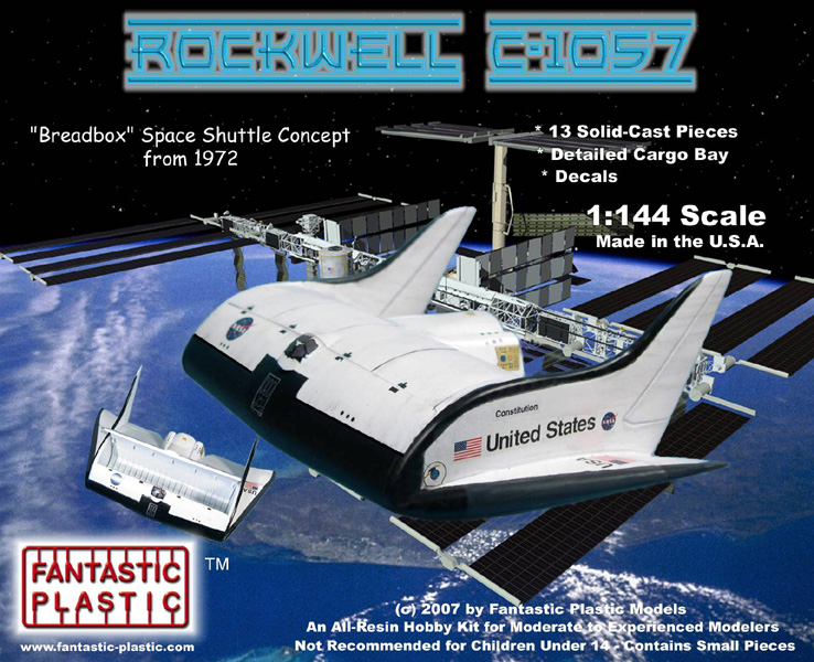 Rockwell "Breadbox Shuttle" - Box Art
