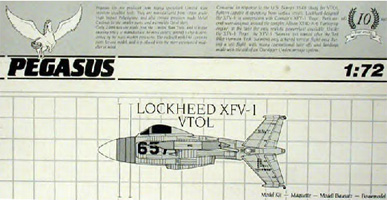 Lockheed XFV-1 Salmon - Pegasus - Box Art