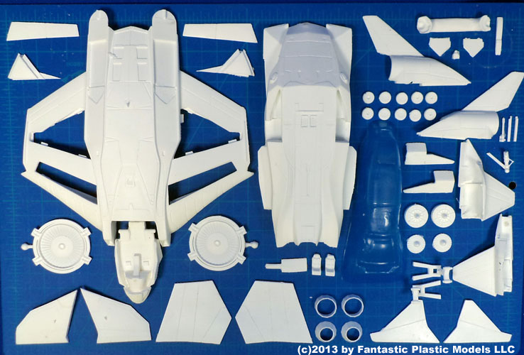 SHIELD Quinjet Model Kit - What You Get