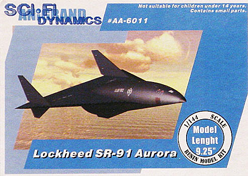 Lockheed SR-91 Aurora Box Art