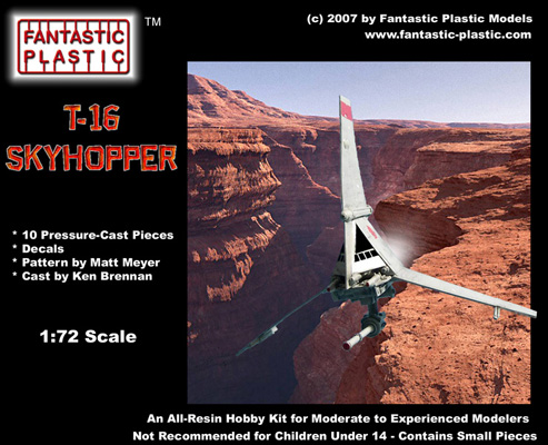 T-16 Skyhopper - 1:72 Fantastic Plastic Models Box Art