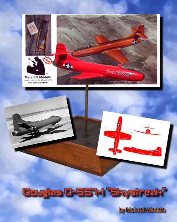 Douglas D-558-1 Skystreak - Meikraft - Poster