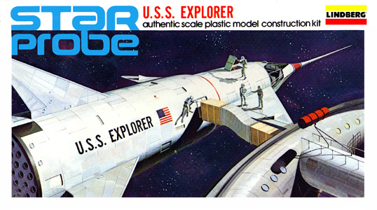 Lindberg Transport Rocket - Star Probe Box Art