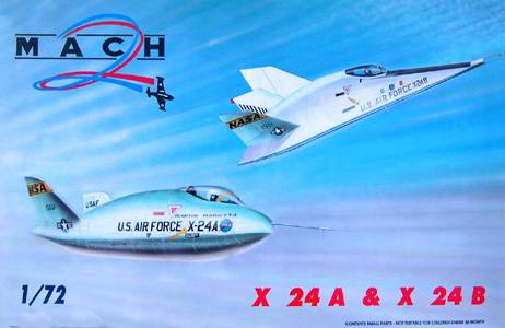 Martin X-24A & X-24B - Mach 2 Box Art