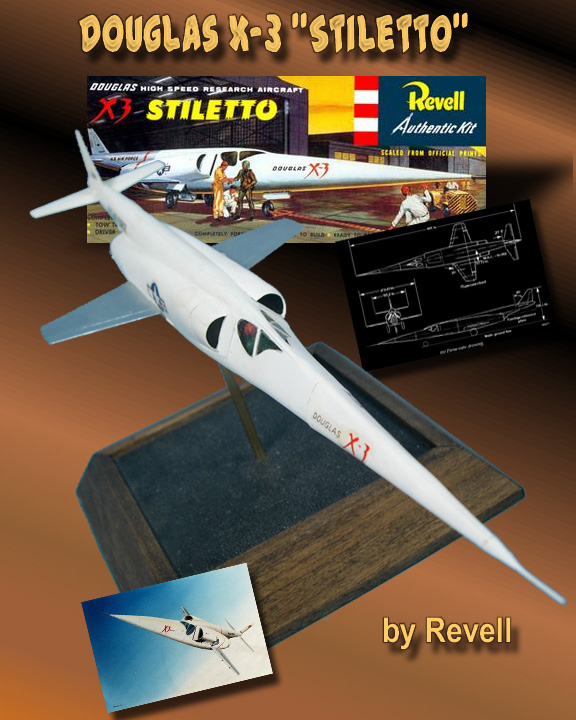 Douglas X-3 Stiletto- Revell - Poster