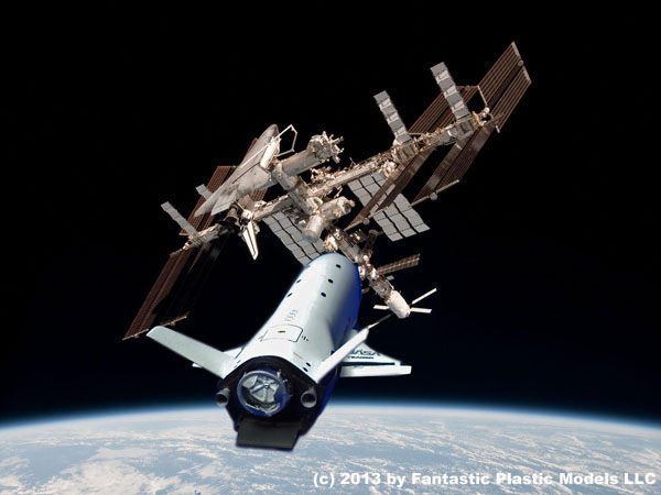 Boeing X-37C approaches International Space Station