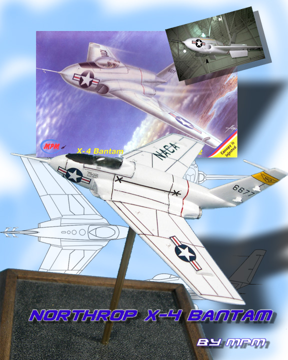 Northrop X-4 Bantam- MPM - Poster