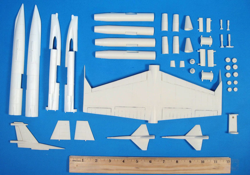 Convair XAB-1 Model Kit - What You Get