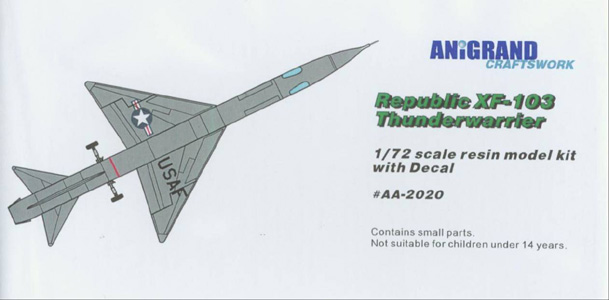 Republic XF-103 Thunderwarrior Box Art