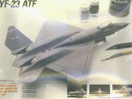 Northrop YF-23 - Testors - Box Art