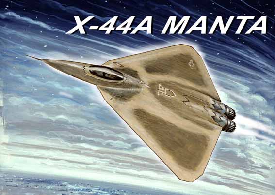 Lockheed X-44 Manta - Sharkit Box Art