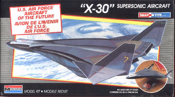 Monogram X-30 Hypersonic Bomber - Box Art